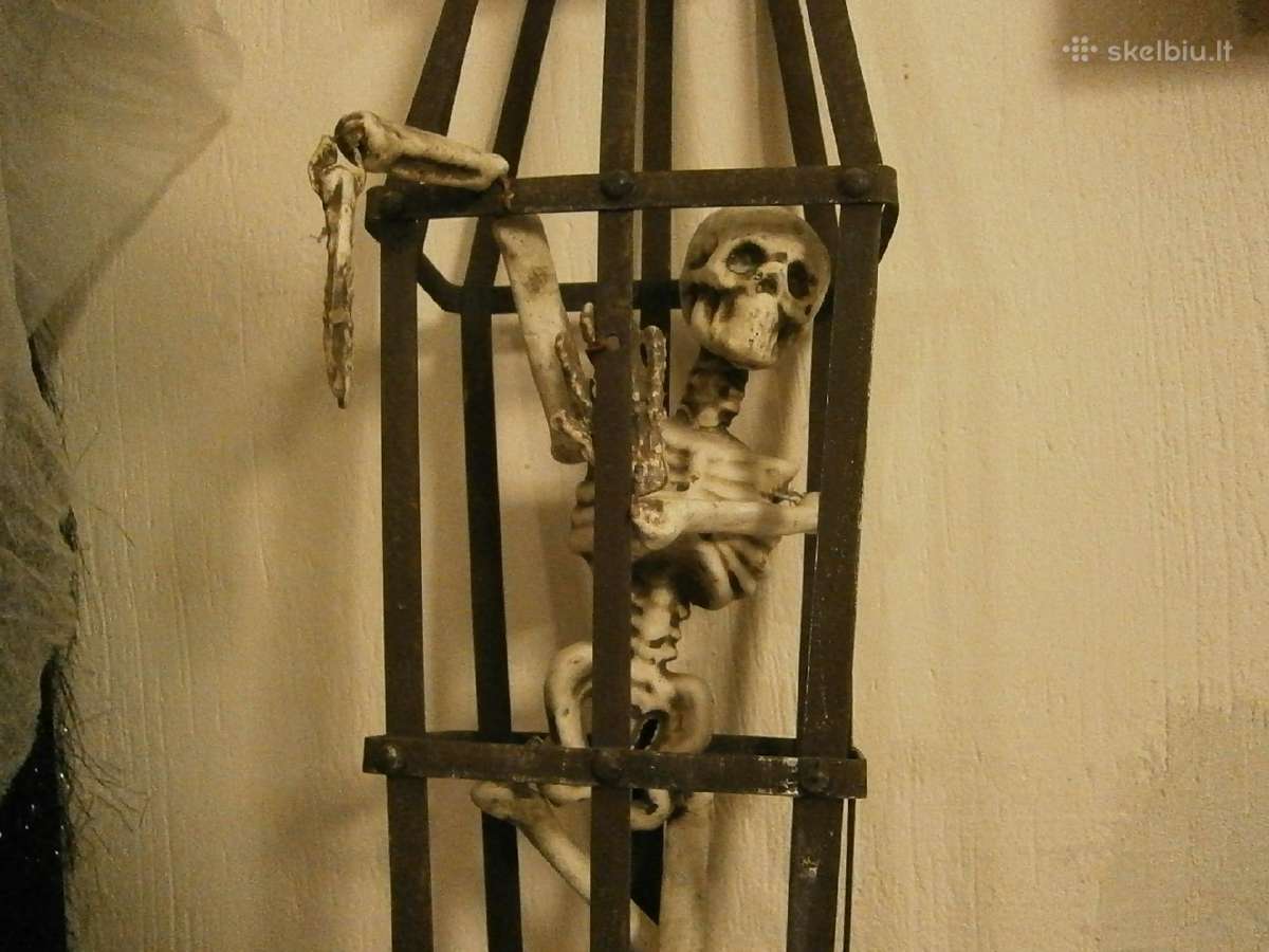 Skeletas už grotų