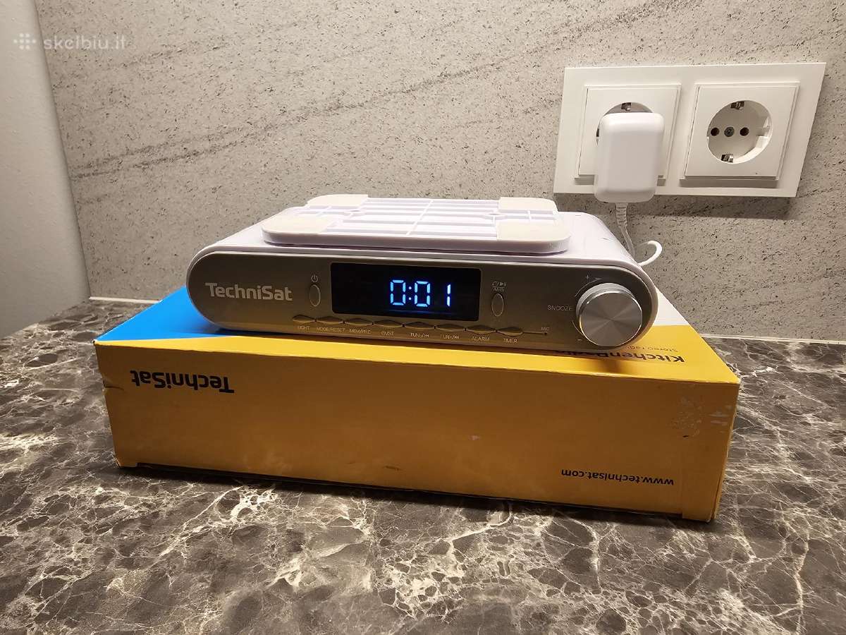 Technisat Kitchenradio Fm/bluetooth grotuvas Nauja - nuotraukos Nr. 9