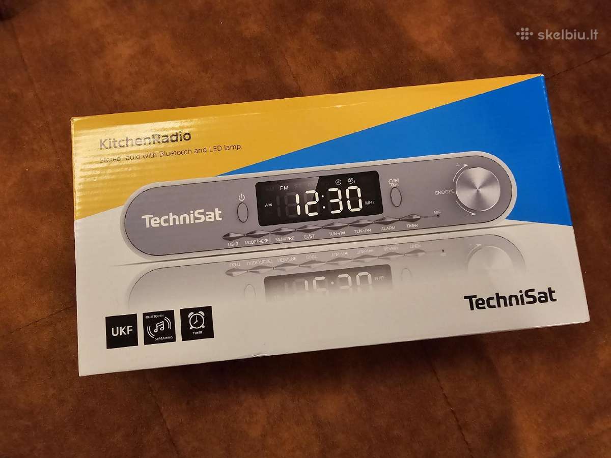 Technisat Kitchenradio Fm/bluetooth grotuvas Nauja