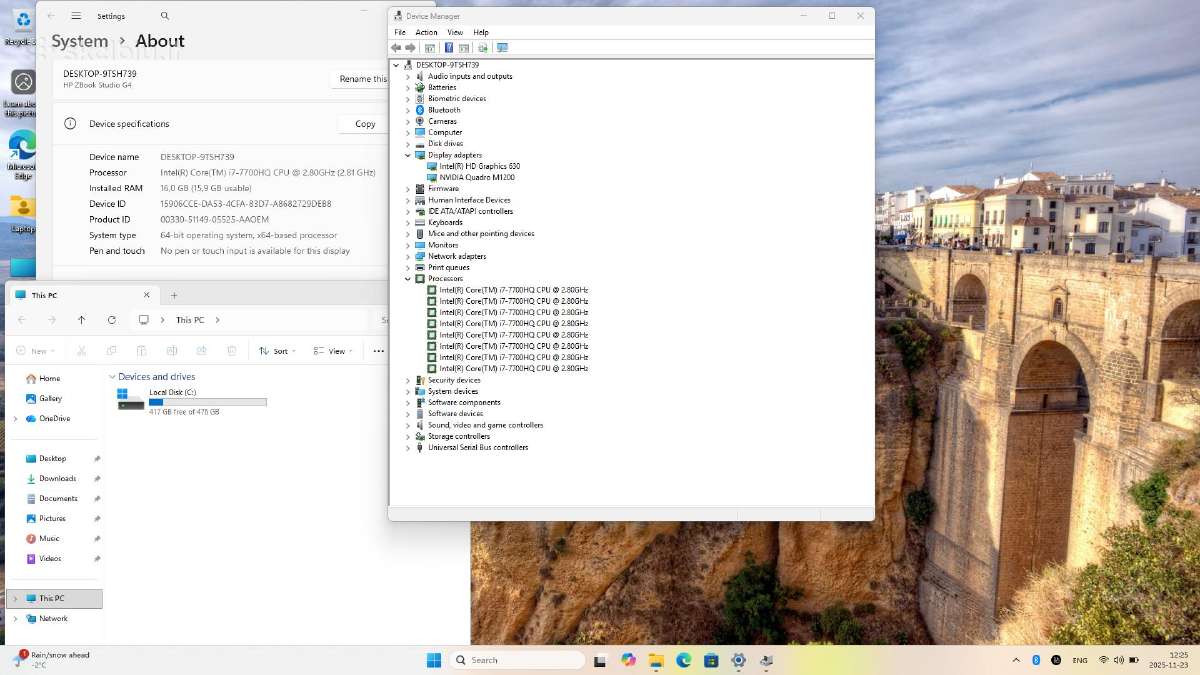 Hp Zbook Studio 15 g4 i7-7700hq 16gb 512ssd - nuotraukos Nr. 10