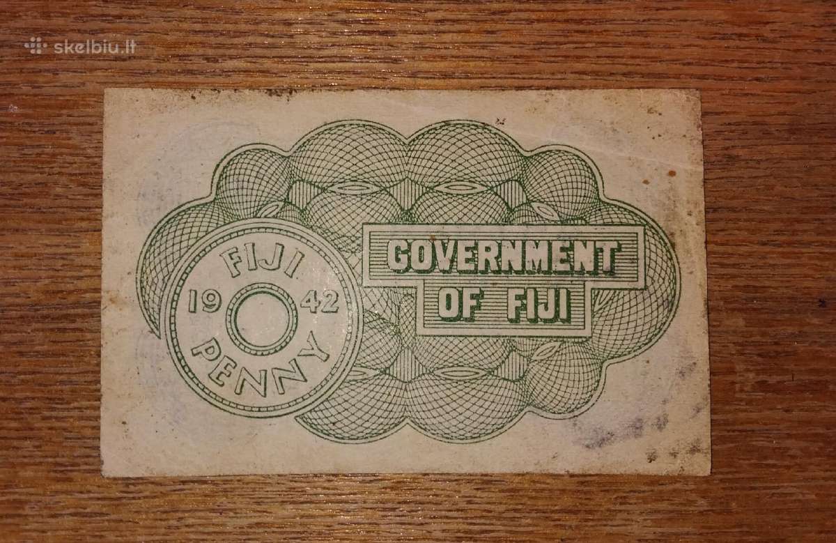 Fiji 1 penco banknotas - nuotraukos Nr. 2