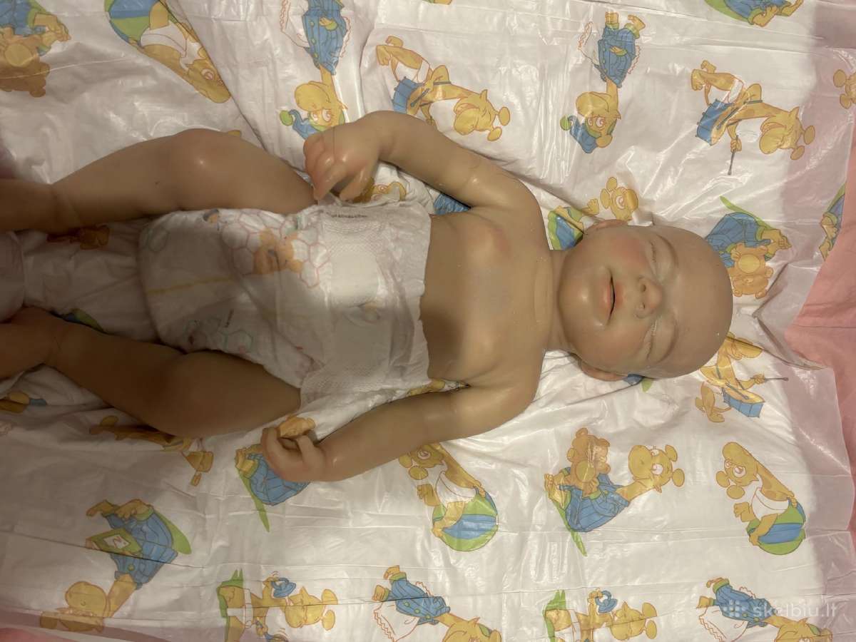 Pilnai silikoninė lėlė, 40 cm maždaug pusės kg - nuotraukos Nr. 2