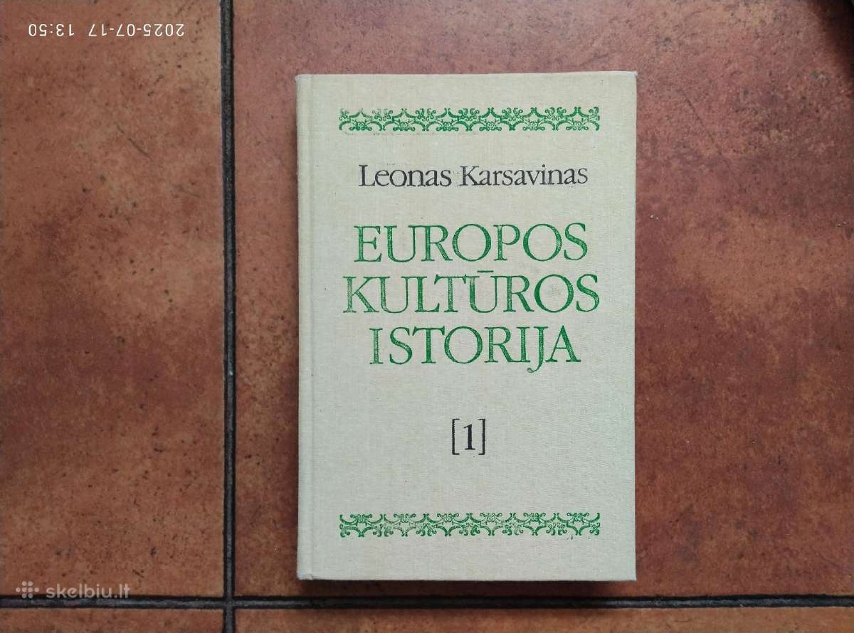 L. Karsavinas "Europos kultūros istorija" 1990 m. - nuotraukos Nr. 3