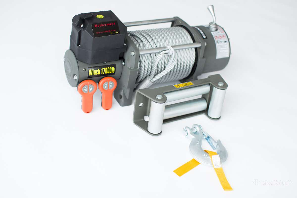 4000lbs 1818kg 12v elektrine gerve, tempimo gerve - nuotraukos Nr. 8