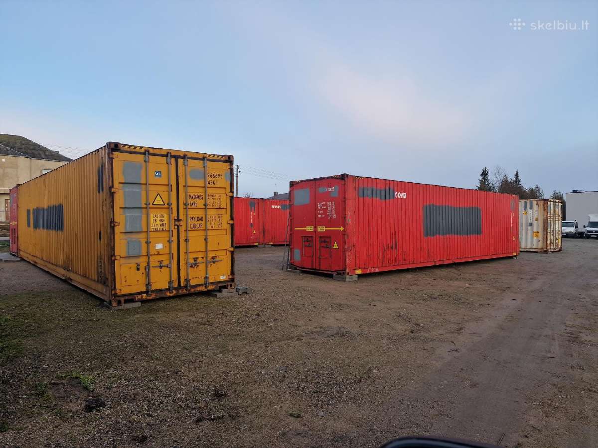 20 ir 40 pėdų gero stovio konteineriai - nuotraukos Nr. 5