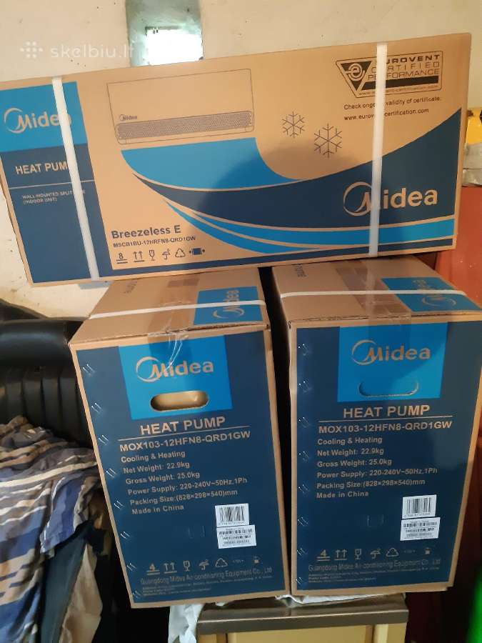 Šilumos siurblys Midea Breezeless E 3.6/3.8kw Msc - nuotraukos Nr. 4