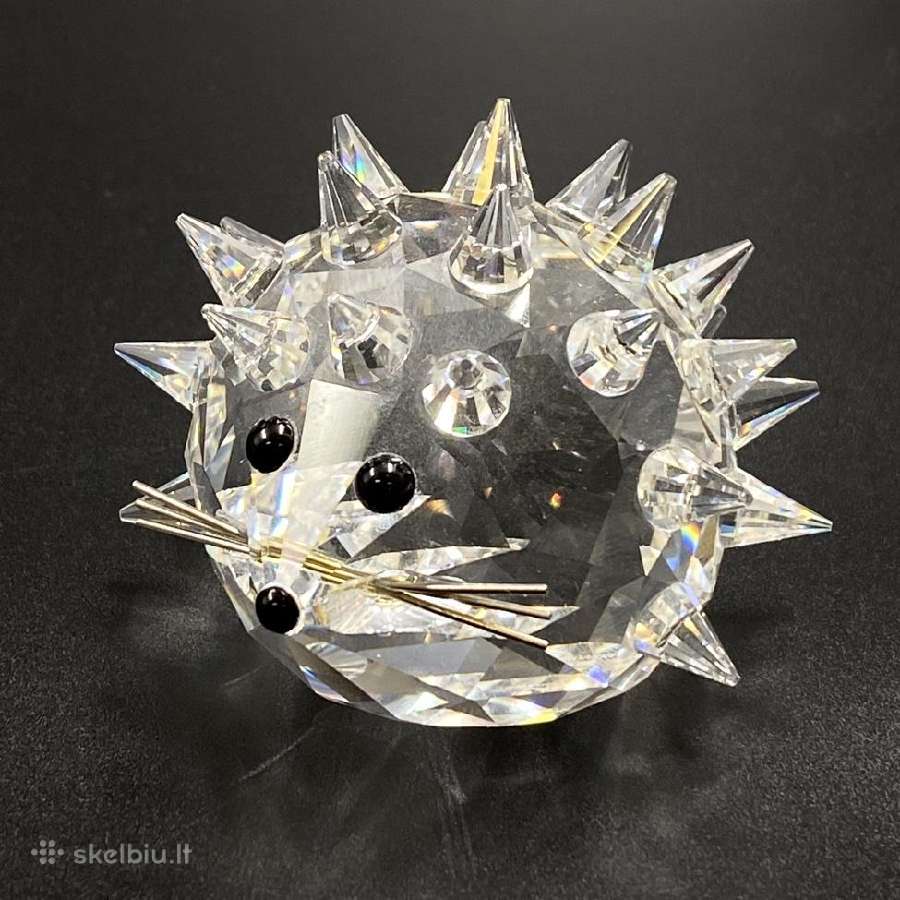 Krištolinė swarovski skulptūra "Ežiukas" - nuotraukos Nr. 2