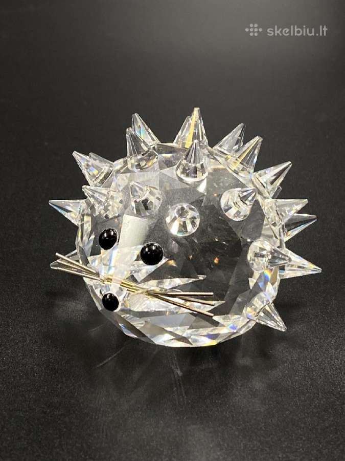 Krištolinė swarovski skulptūra "Ežiukas" - nuotraukos Nr. 3