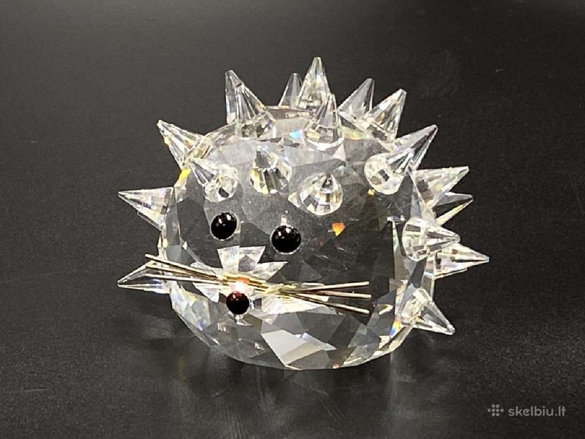 Krištolinė swarovski skulptūra "Ežiukas"