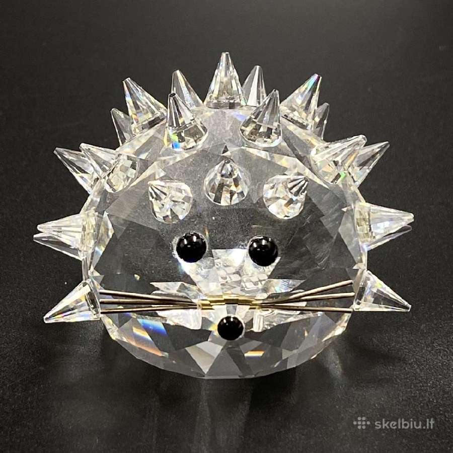 Krištolinė swarovski skulptūra "Ežiukas" - nuotraukos Nr. 4