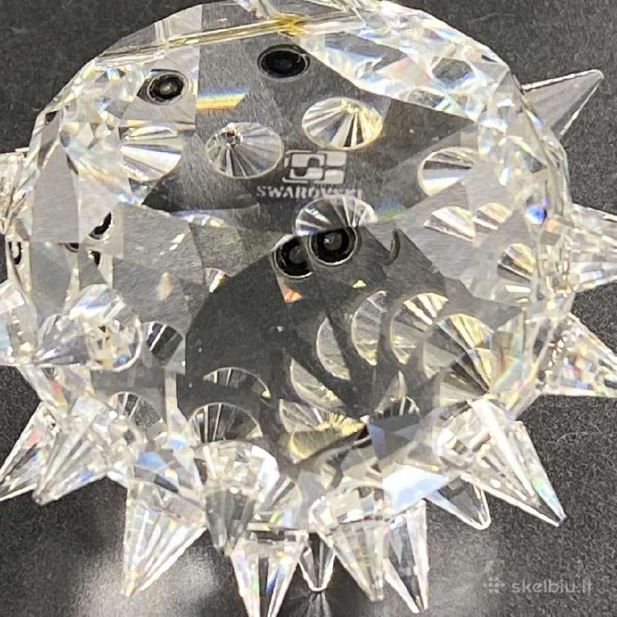 Krištolinė swarovski skulptūra "Ežiukas" - nuotraukos Nr. 7