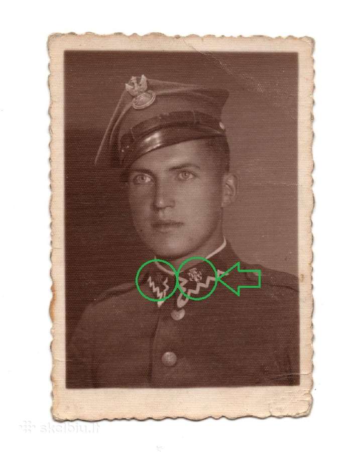 85-as Vilniaus šaulių pulko kareivio portr. foto