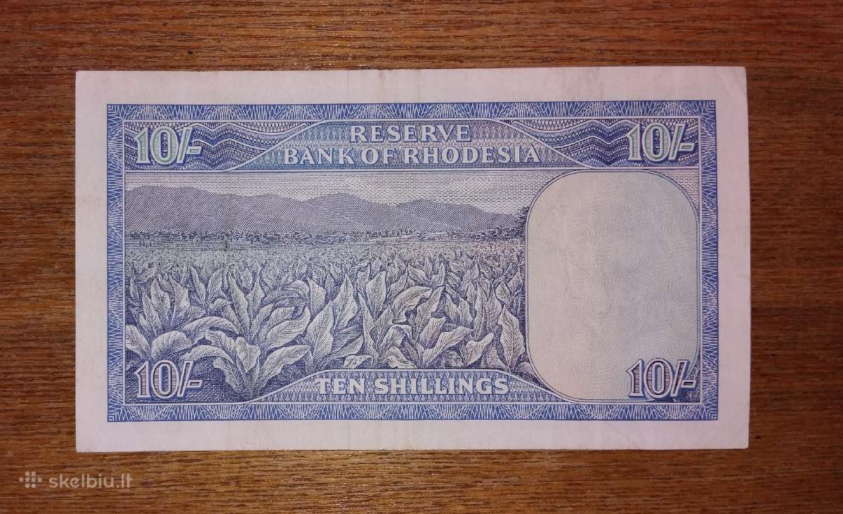 Rodeža 10 šilingu banknotas - nuotraukos Nr. 2