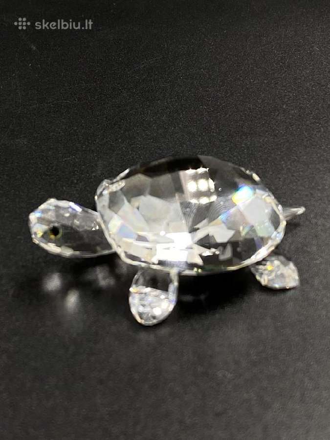 Krištolinė swarovski skulptūra "Vėžlys"