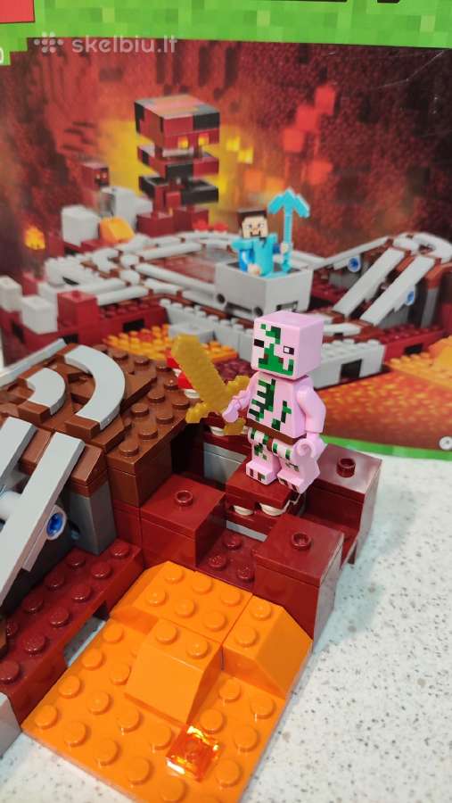 Lego Minecraft 21130 The Nether geležinkelis - nuotraukos Nr. 8