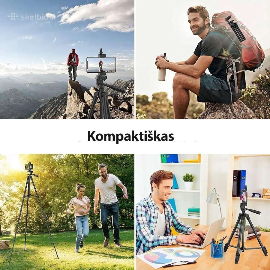 Trikojis stovas su dėklu + telefono laikiklis - nuotraukos Nr. 4