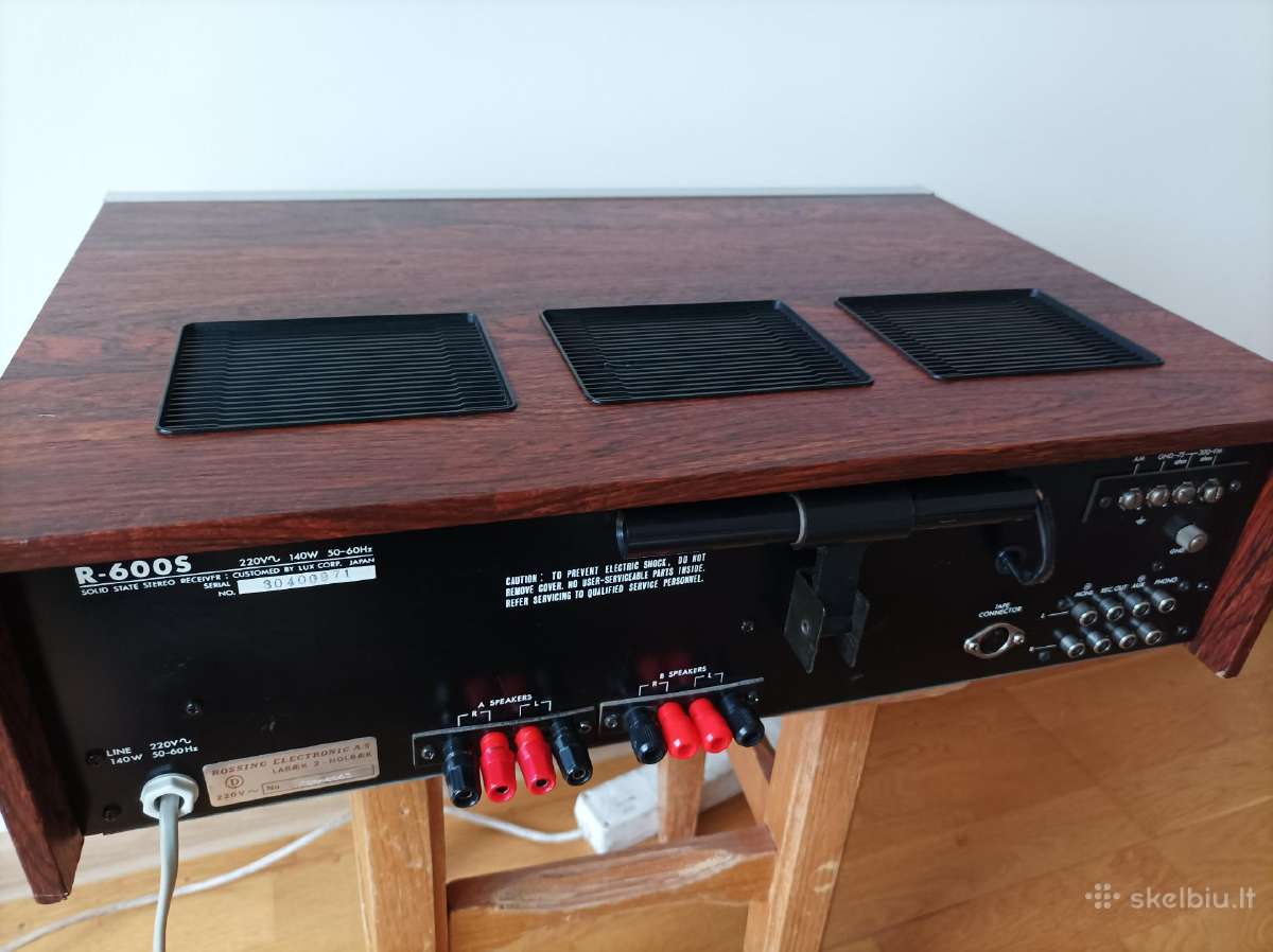 Luxman 600 , resiver ( stiprintuvas+ tiuneris) - nuotraukos Nr. 5