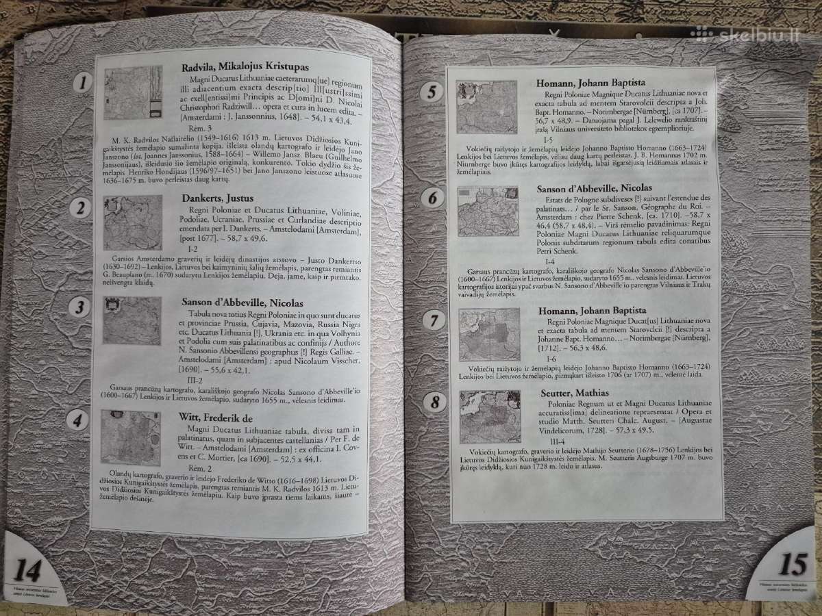 Senieji Lietuvos žemėlapiai iš Vu bibluotekos rink - nuotraukos Nr. 11