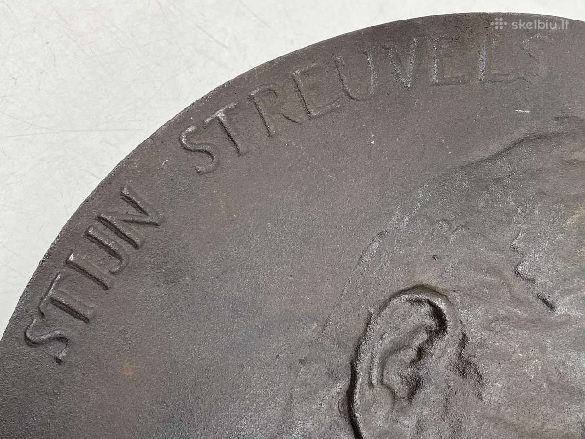 Metalinis Stijn Streuvels bareljefas - nuotraukos Nr. 5