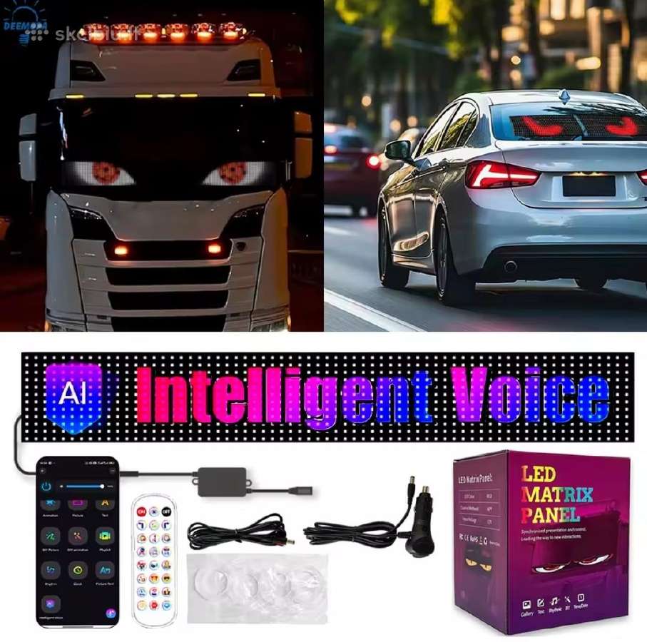 LED juosta, švietlentė, auto akys, reklama 2mx17cm - nuotraukos Nr. 13
