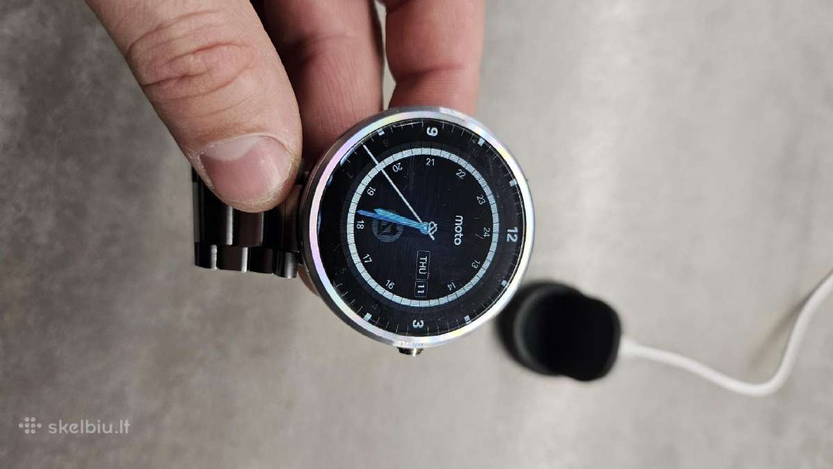 Išmanusis laikrodis motorola 360 fifx