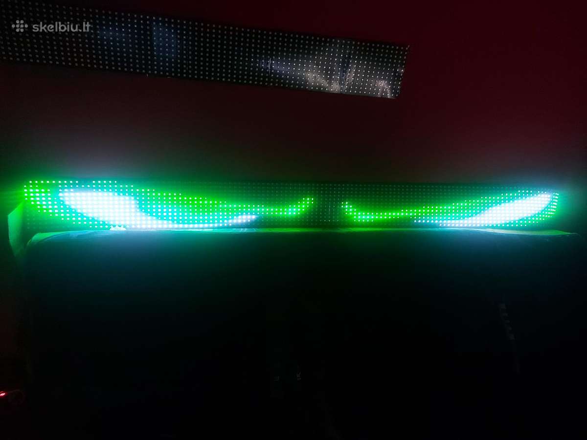 LED juosta, švietlentė, auto akys, reklama 2mx17cm - nuotraukos Nr. 2
