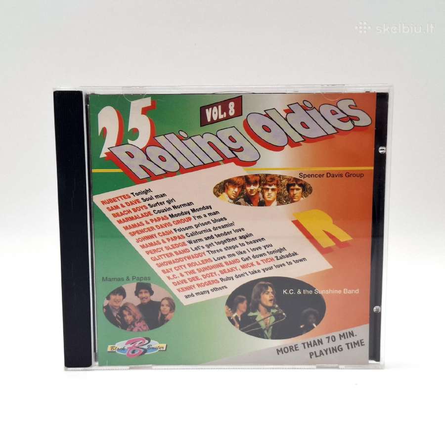 25 Rolling Oldies Vol.8 ir Vol.4 (2 x CD rinkinys)