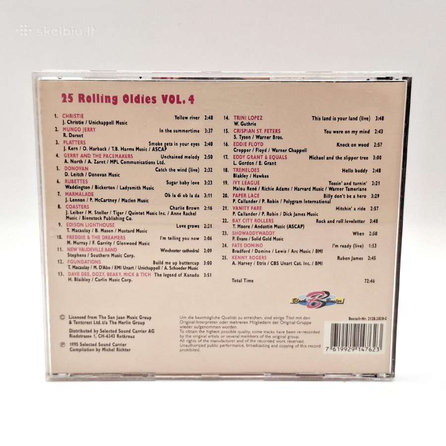 25 Rolling Oldies Vol.8 ir Vol.4 (2 x CD rinkinys) - nuotraukos Nr. 5