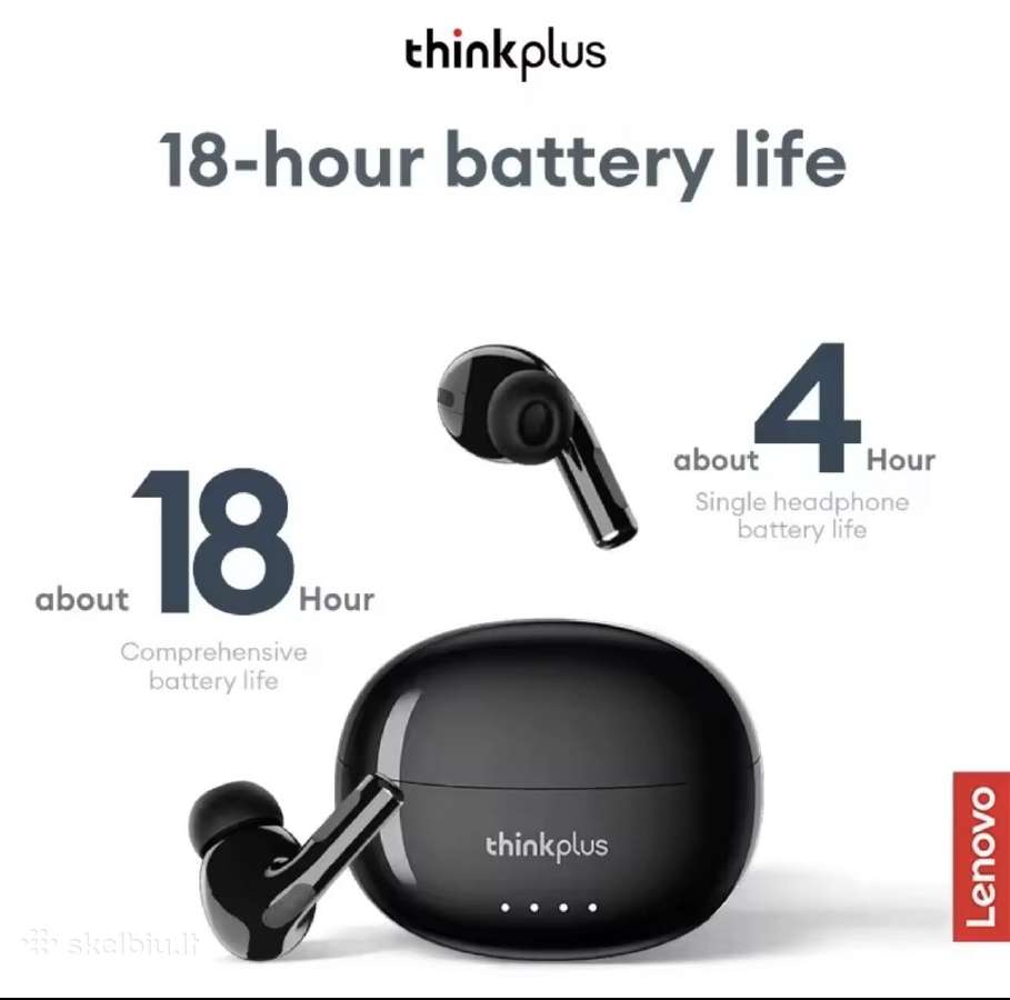 Lenovo Lp5 pro ausinės earbuds - nuotraukos Nr. 2
