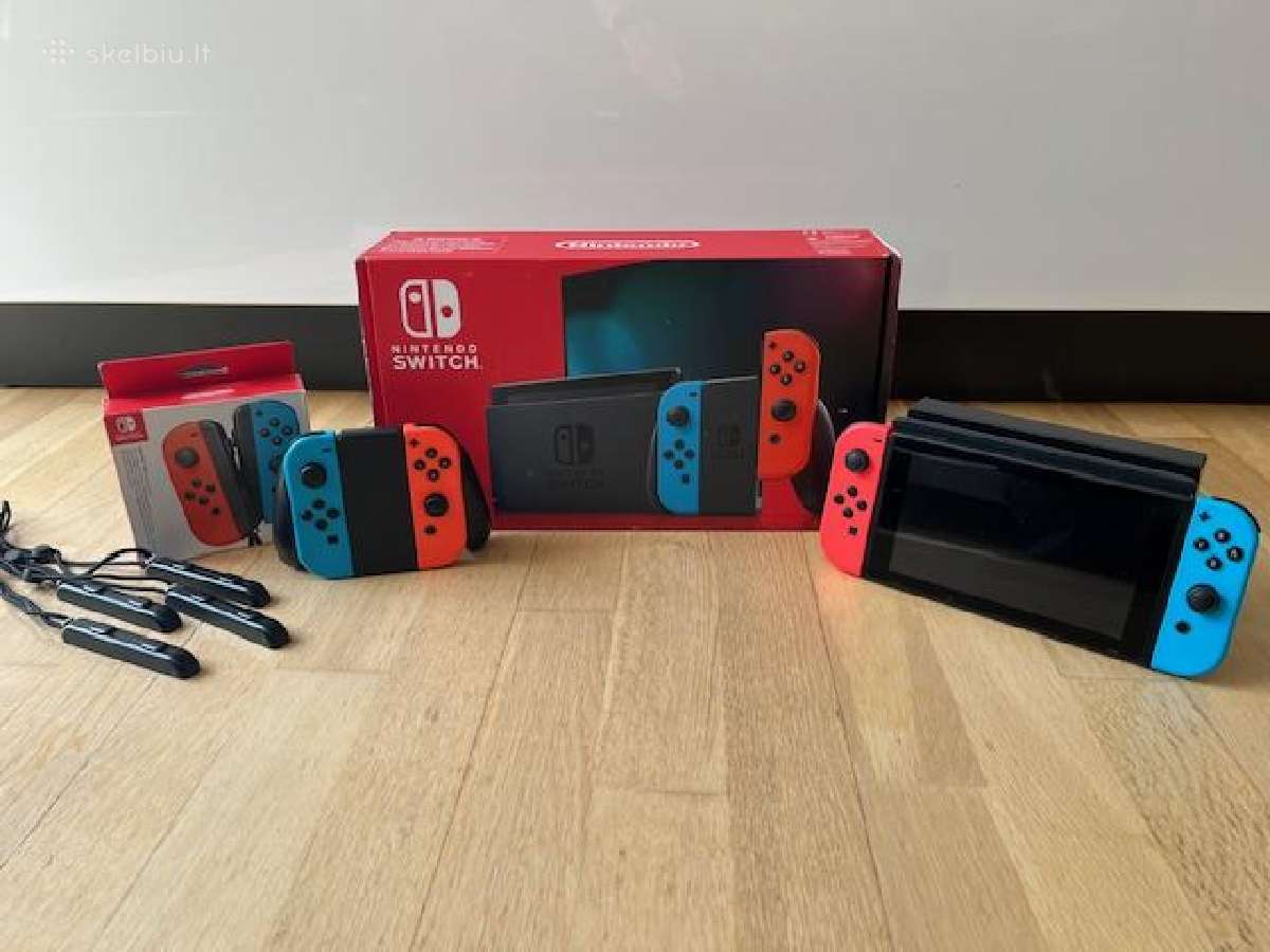 Nintendo Switch konsolės komplektas