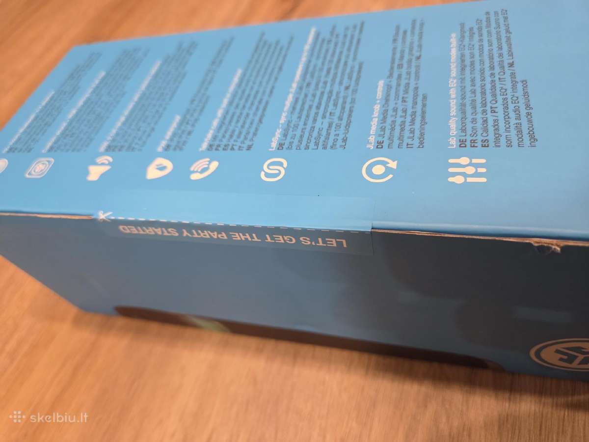 Jlab Jbuds Partypop Party Ultra Portable Speaker - nuotraukos Nr. 4