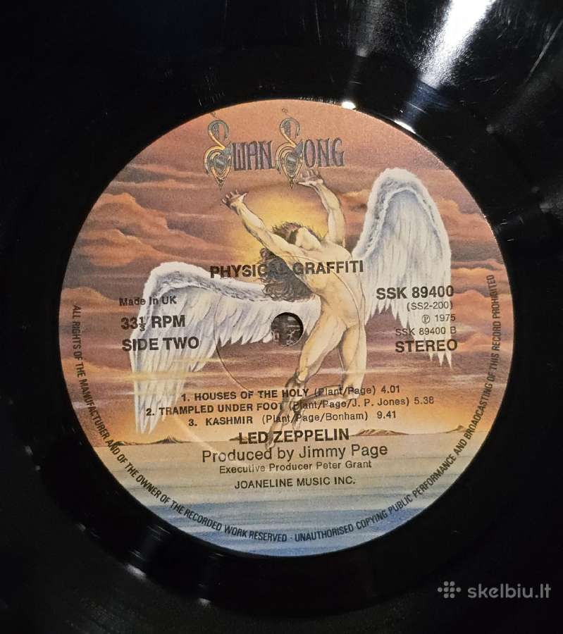 LED Zeppelin Physical Graffiti UK 1st press - nuotraukos Nr. 4