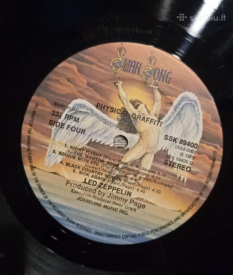 LED Zeppelin Physical Graffiti UK 1st press - nuotraukos Nr. 8
