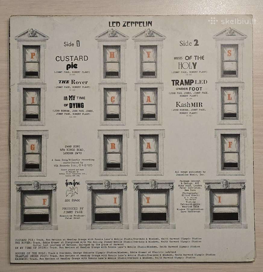 LED Zeppelin Physical Graffiti UK 1st press - nuotraukos Nr. 17