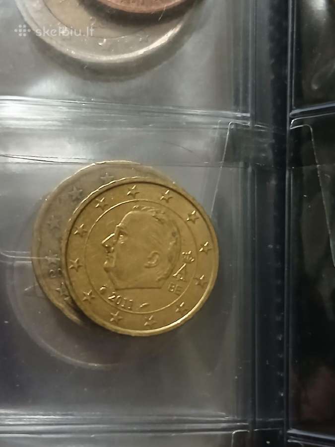 Euro monetos su klaidom,senos ,2002m.kopiuros - nuotraukos Nr. 6