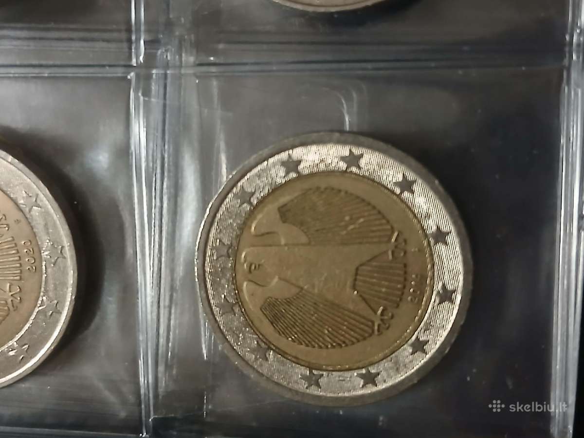 Euro monetos su klaidom,senos ,2002m.kopiuros - nuotraukos Nr. 4