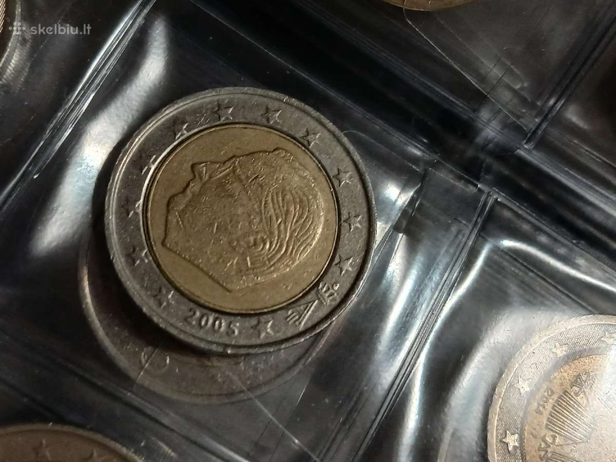 Euro monetos su klaidom,senos ,2002m.kopiuros - nuotraukos Nr. 5