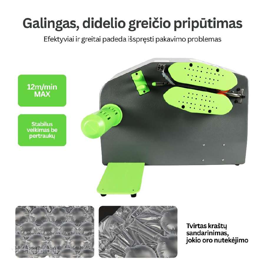 Automatinis oro pagalvių pripūtimo įrenginys - nuotraukos Nr. 3