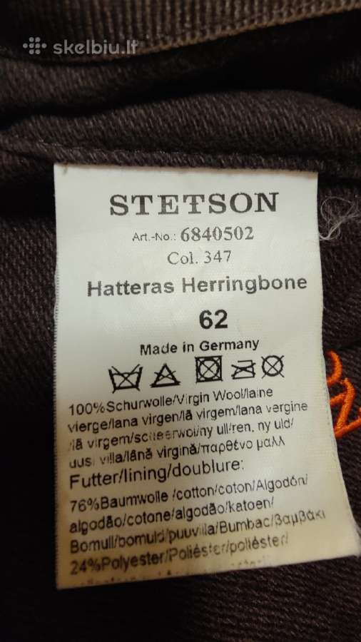 Stetson Hatteras kepurės - nuotraukos Nr. 11