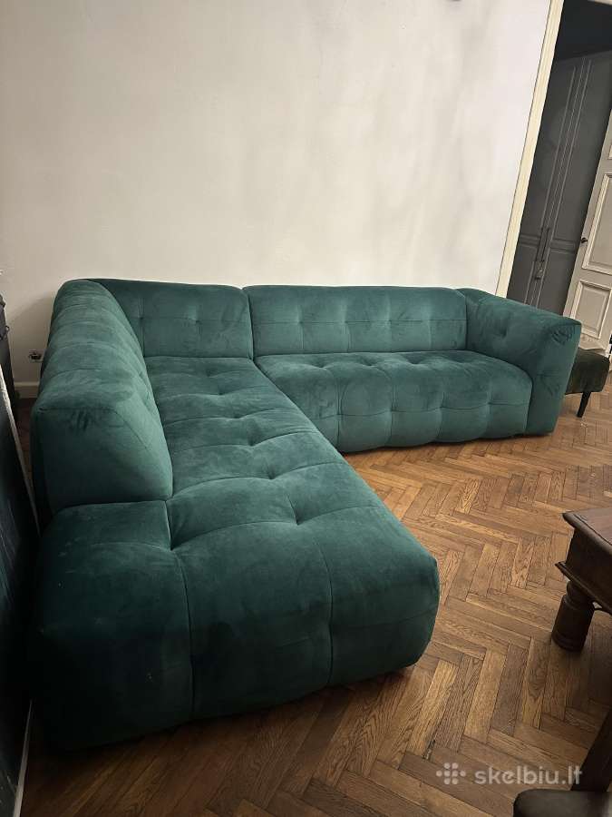 Turkio spalvos minkštas kampas