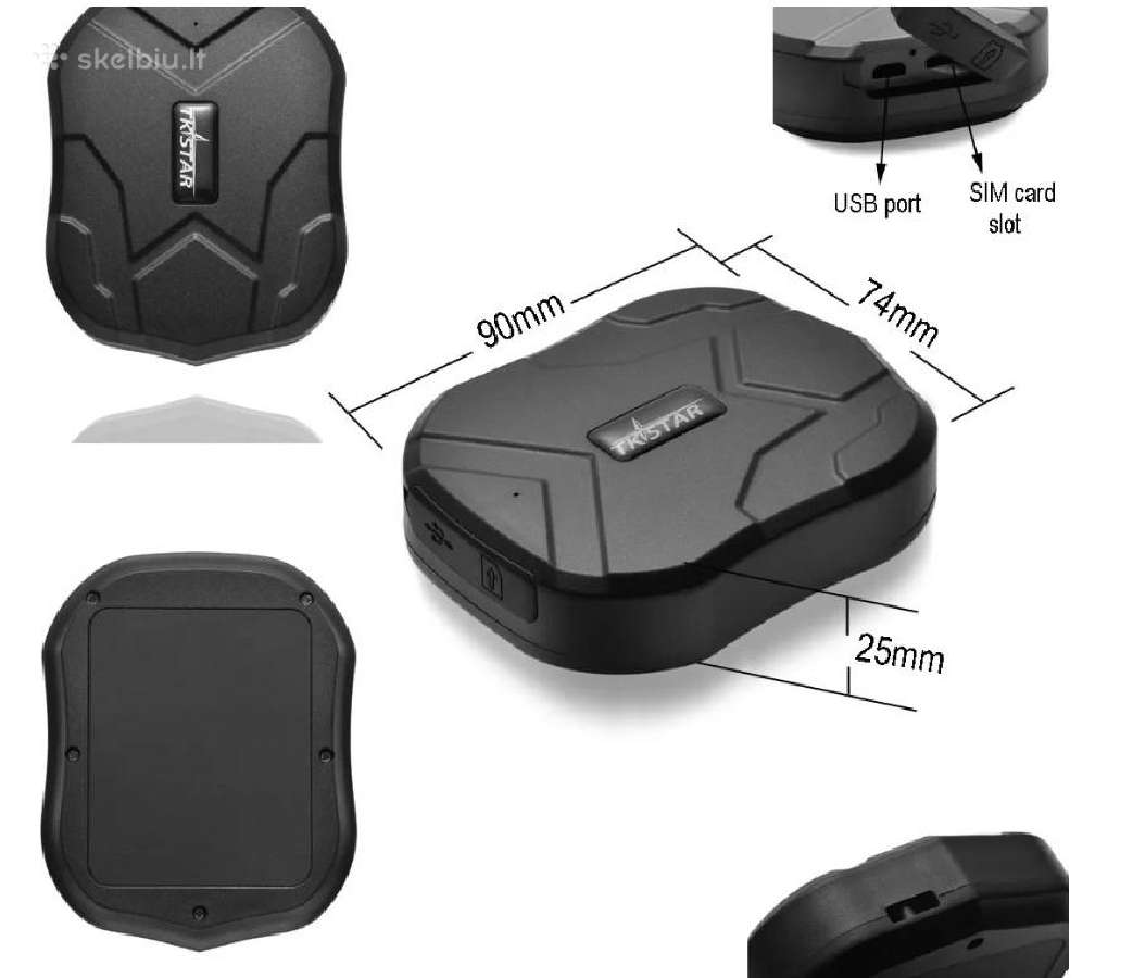 GPS seklys Tkstar tk905 4G veikimas iki 90 parų - nuotraukos Nr. 6