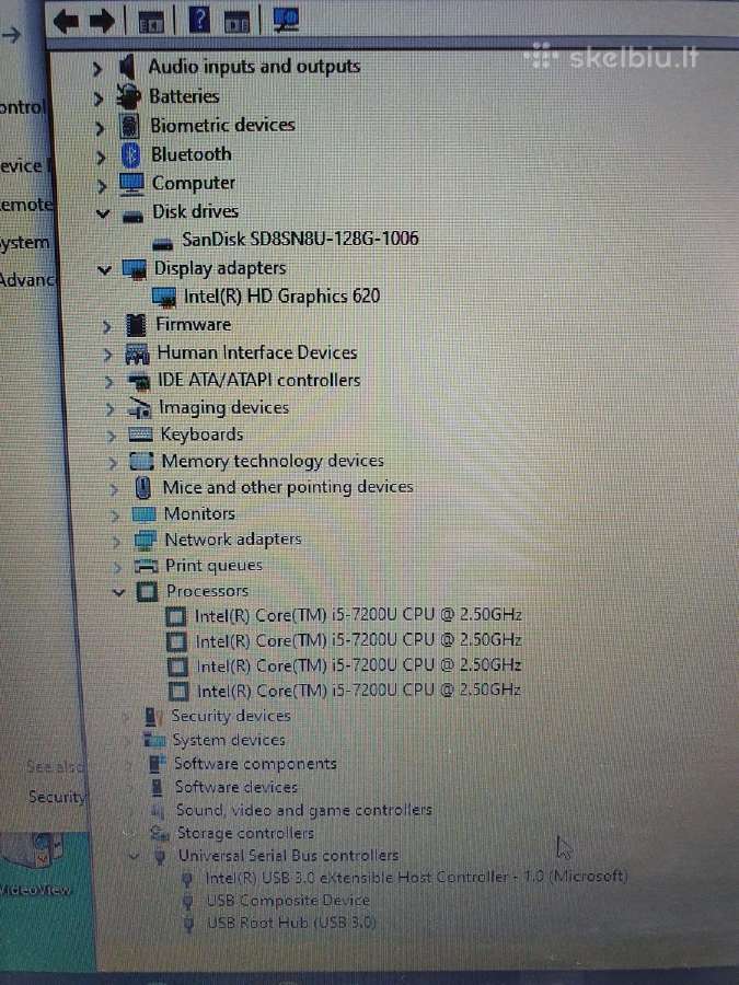 Hp probook 430 G4 i5 8gb SSD - nuotraukos Nr. 8