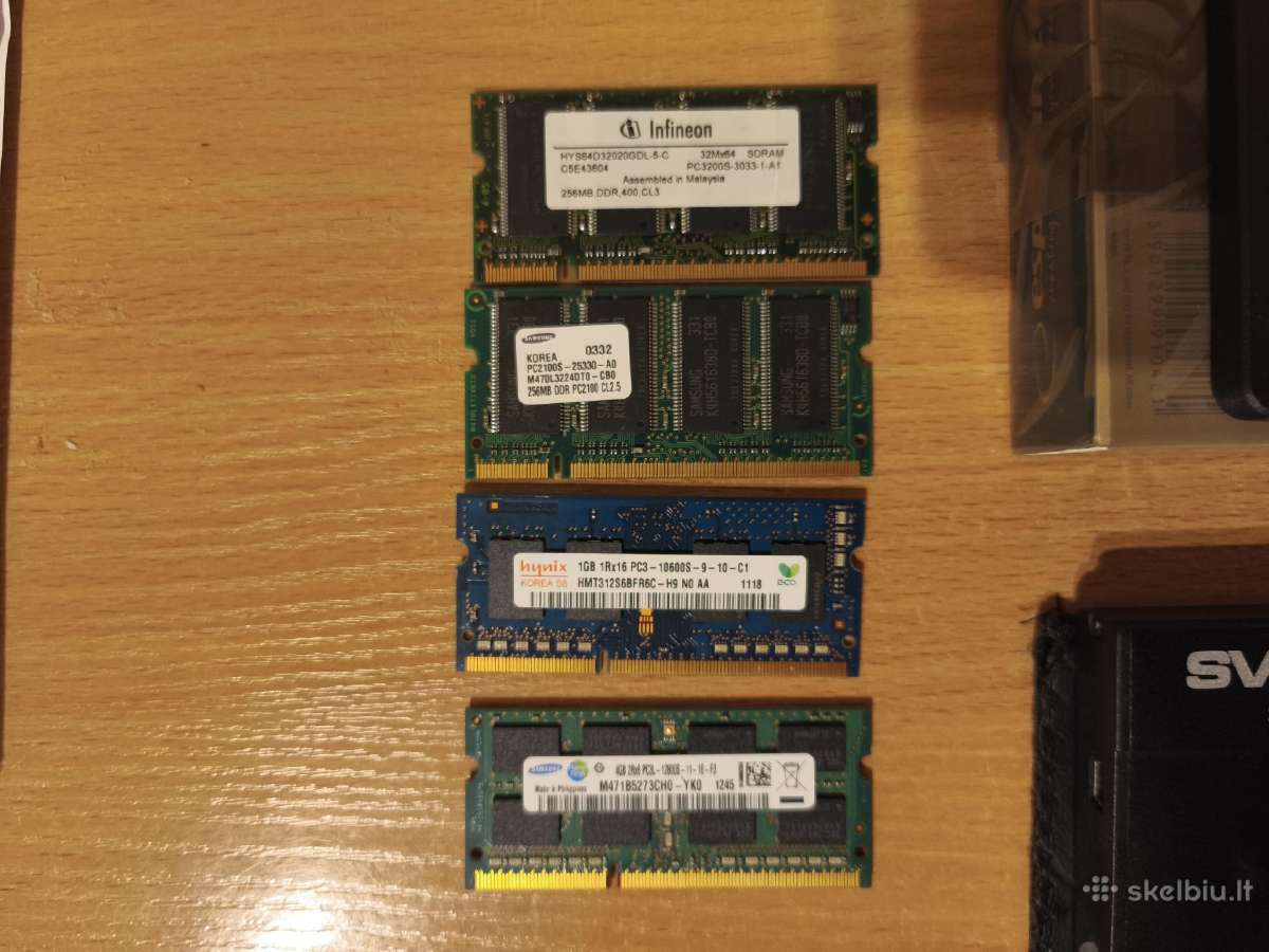 HDD RAM nešiojamiems kompiuteriams Ddr3 Ddr1 - nuotraukos Nr. 2