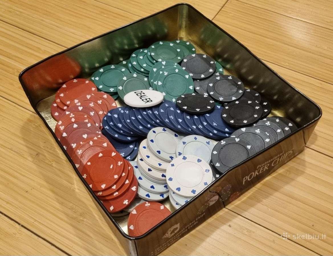 Pokerio žetonai - nuotraukos Nr. 3