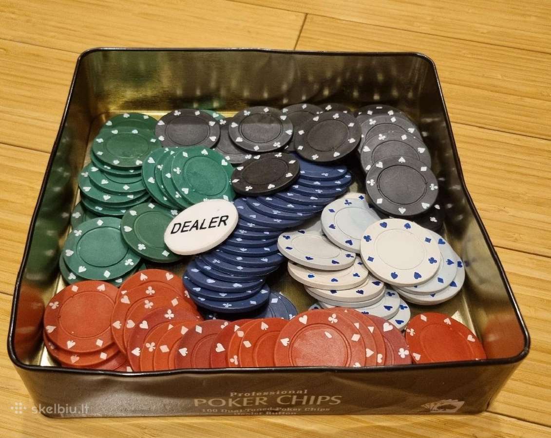Pokerio žetonai - nuotraukos Nr. 5