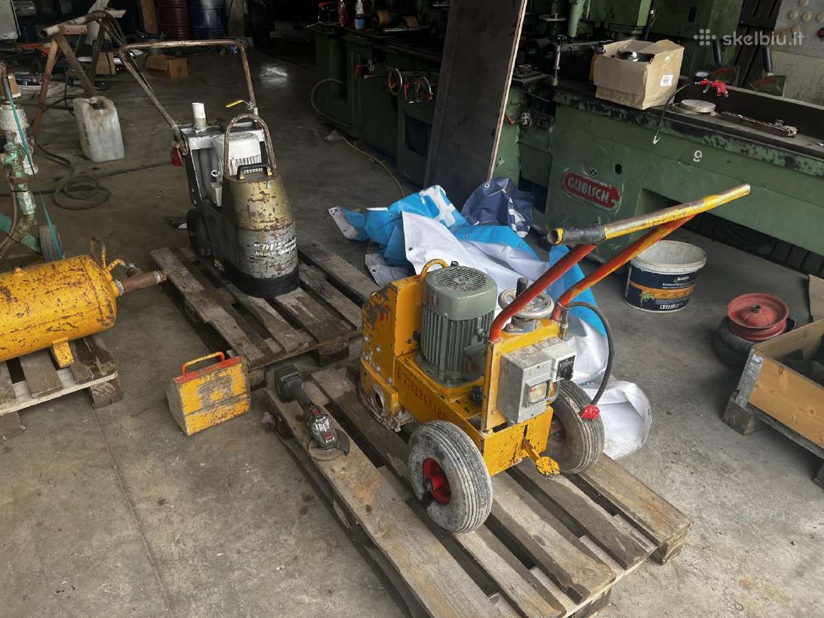 Betono slifukliai betono purskimo aparatai