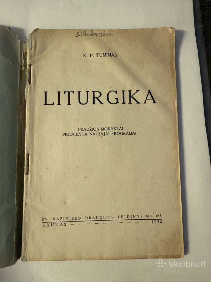 Liturgika 1936 - nuotraukos Nr. 2