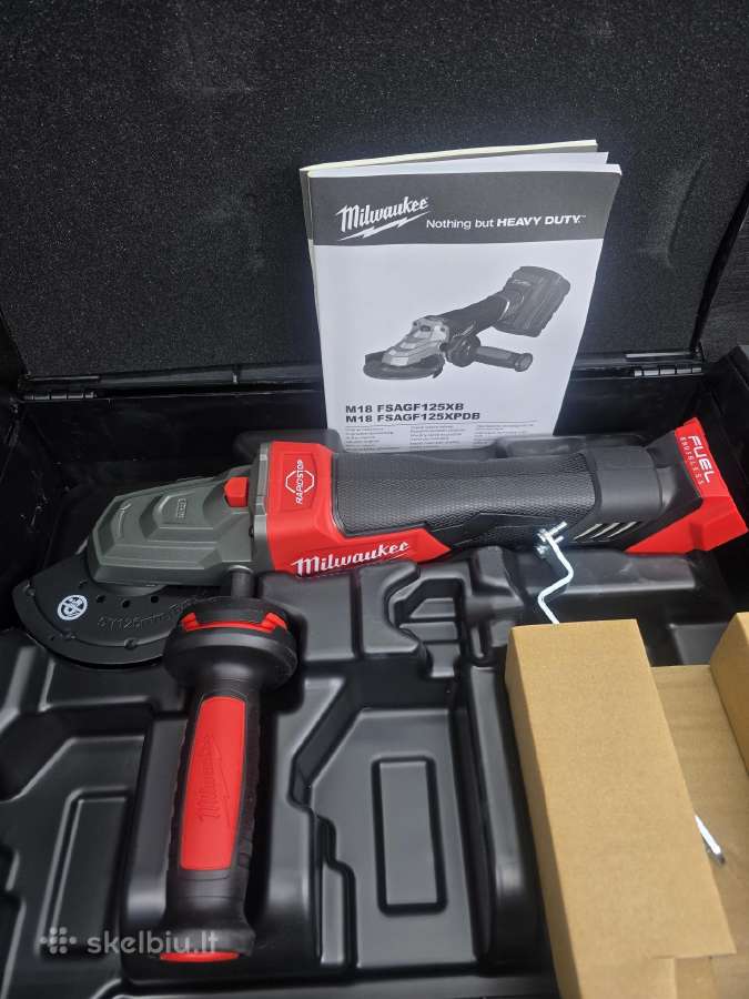 Kampinis šlifuoklis Milwaukee M18 Fsagf125xpdb-0x