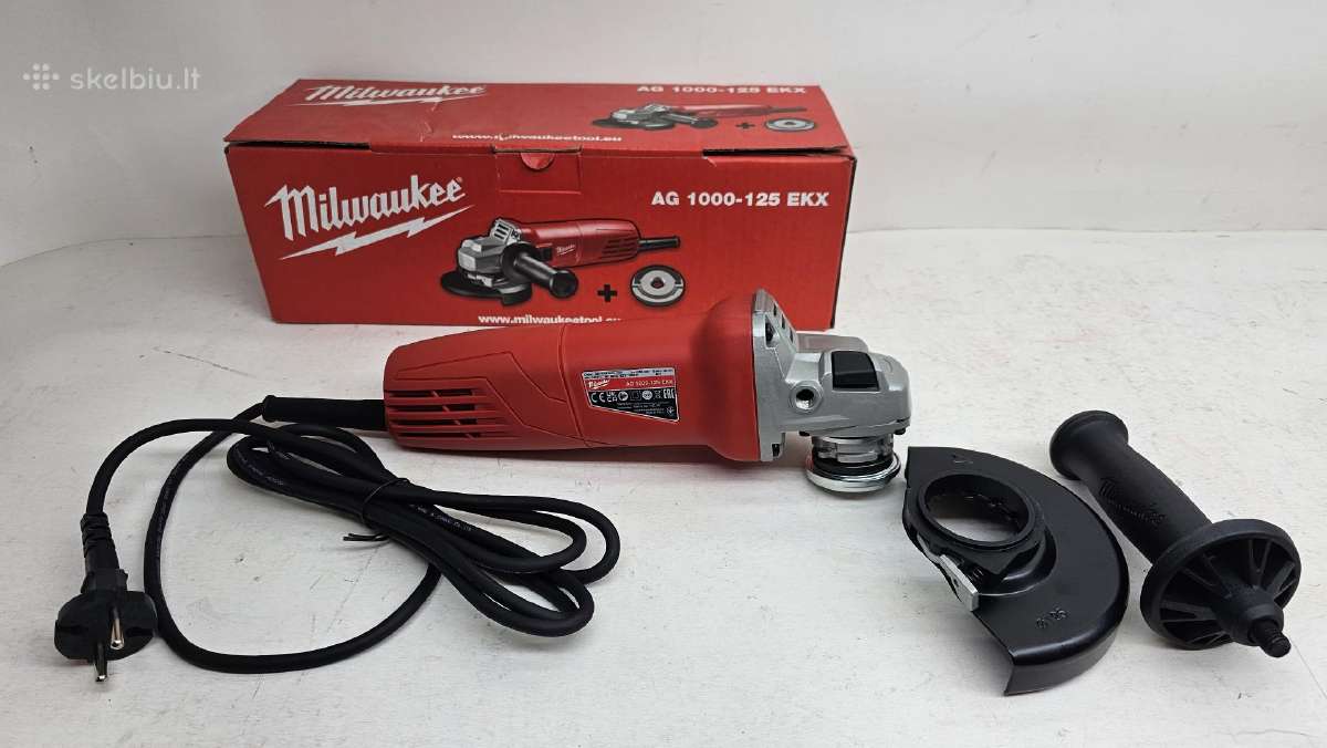 Kampinis šlifuoklis Milwaukee M18 Fsagf125xpdb-0x - nuotraukos Nr. 8