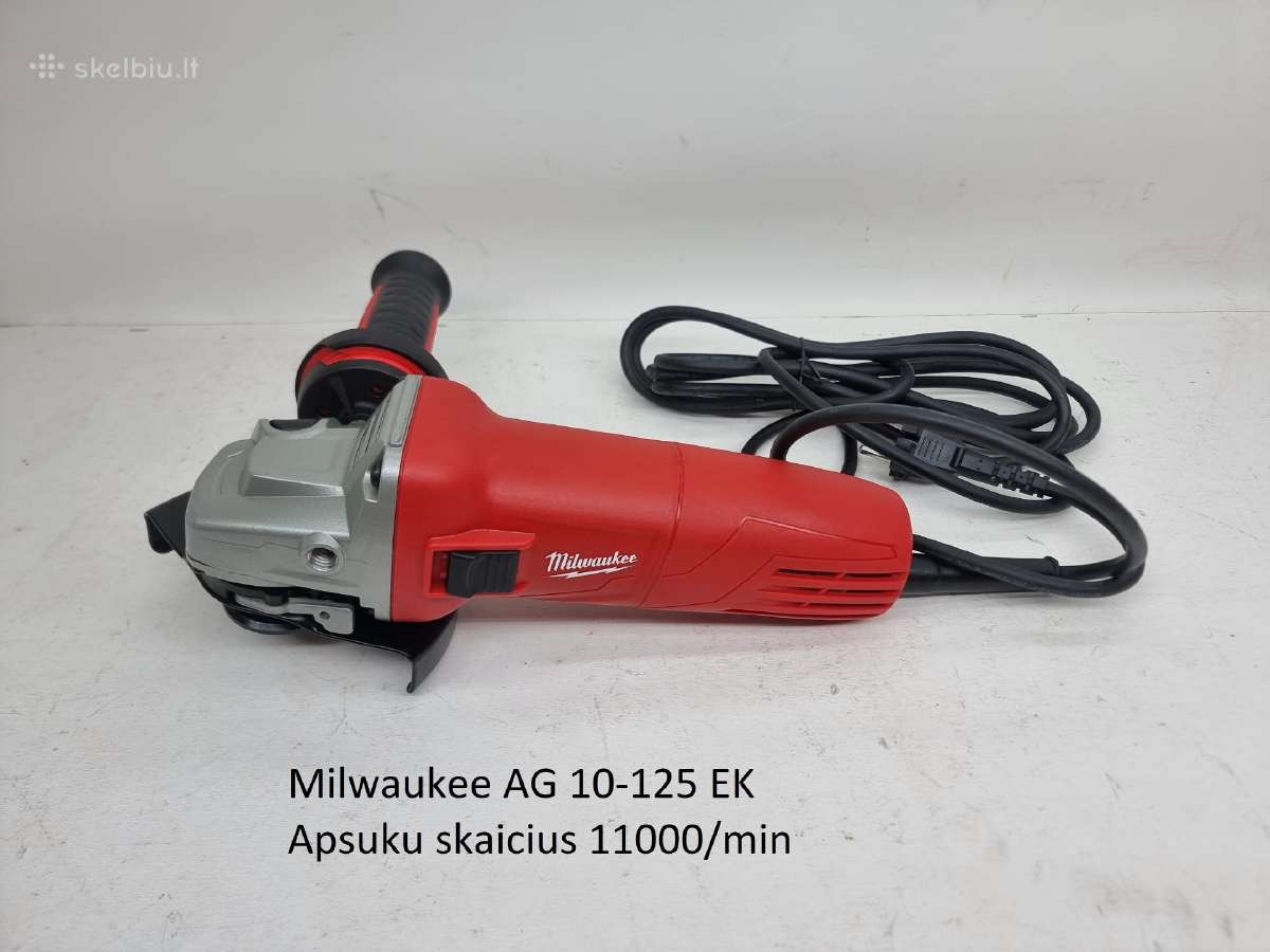 Kampinis šlifuoklis Milwaukee M18 Fsagf125xpdb-0x - nuotraukos Nr. 19